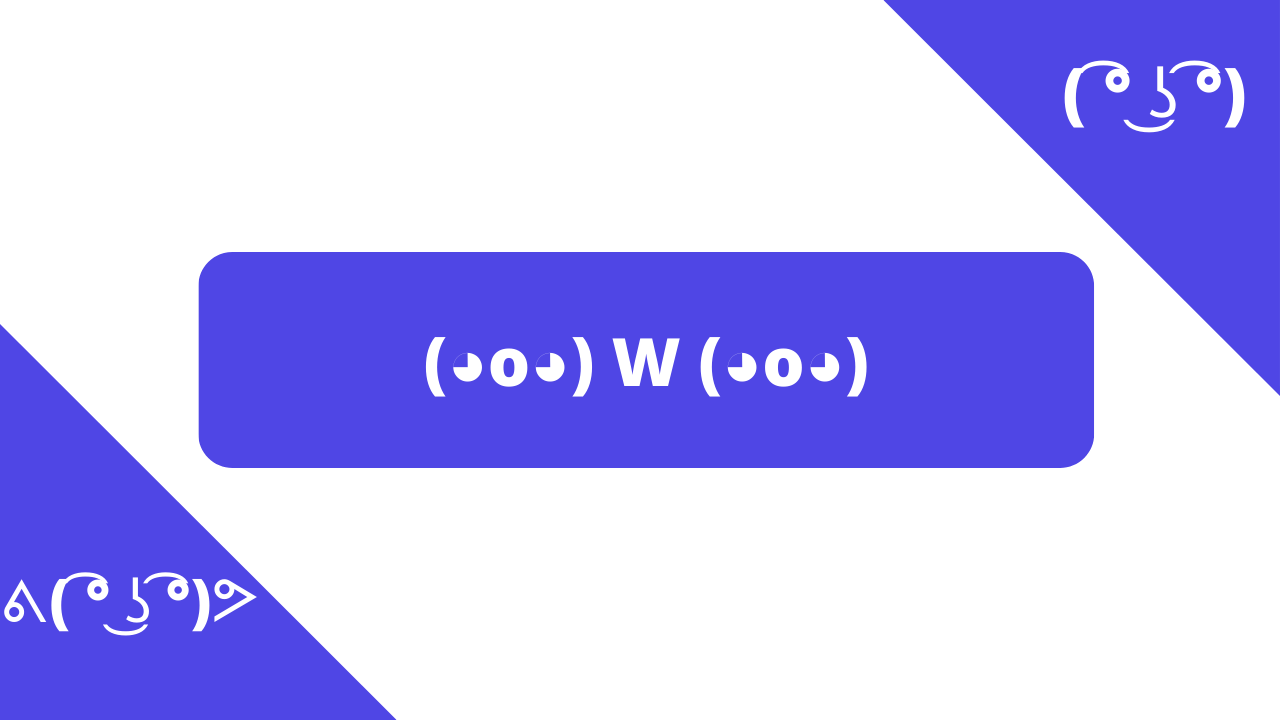 W in Different Fonts with Font Changer